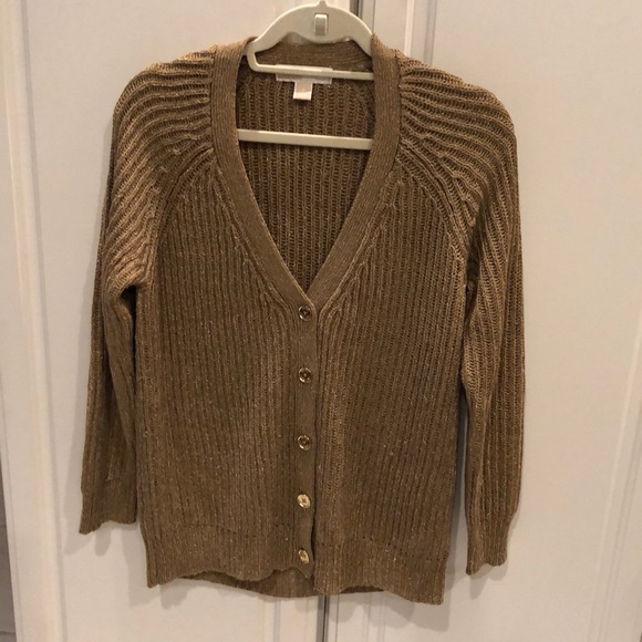 MICHAEL Michael Kors Sweaters - Michael Kors Gold Metallic Sweater